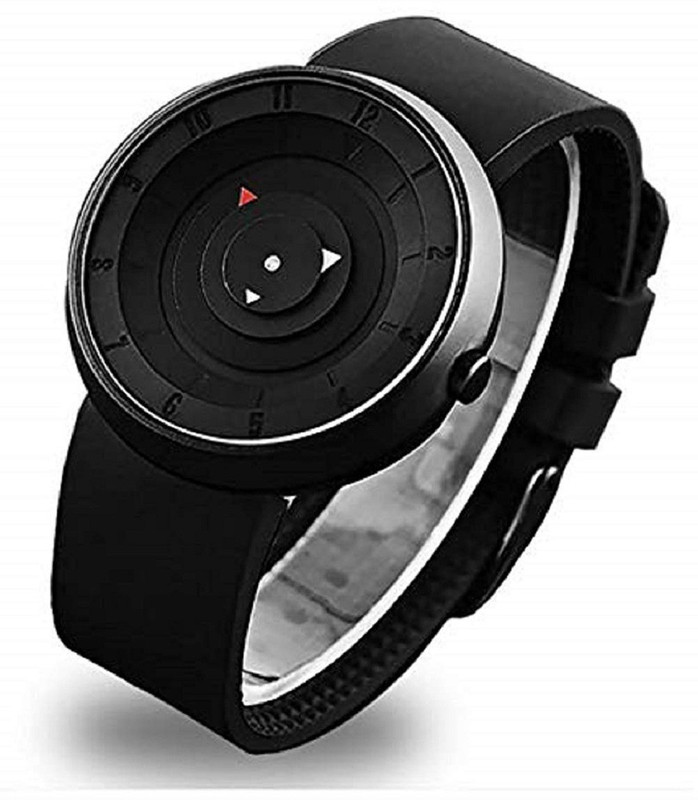 give and take Black Rubber Strap Men Analog Watch best analog watch Analog Watch  - For Boys