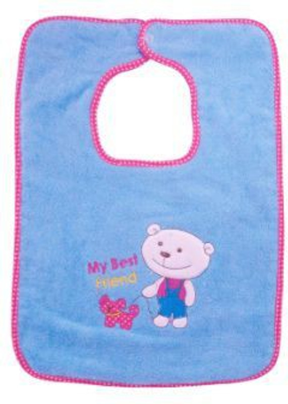 1st baby 1stbabystore new born infant Baby toddler Girls&Boys Unisex outside towel back plastic bibs soft(Blue)