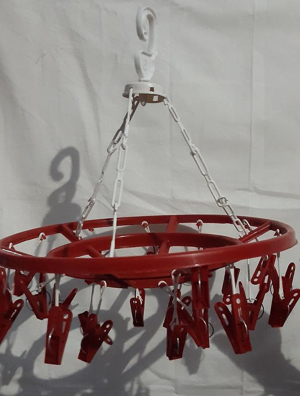 sanchay Plastic Wall Cloth Dryer Stand(Maroon)