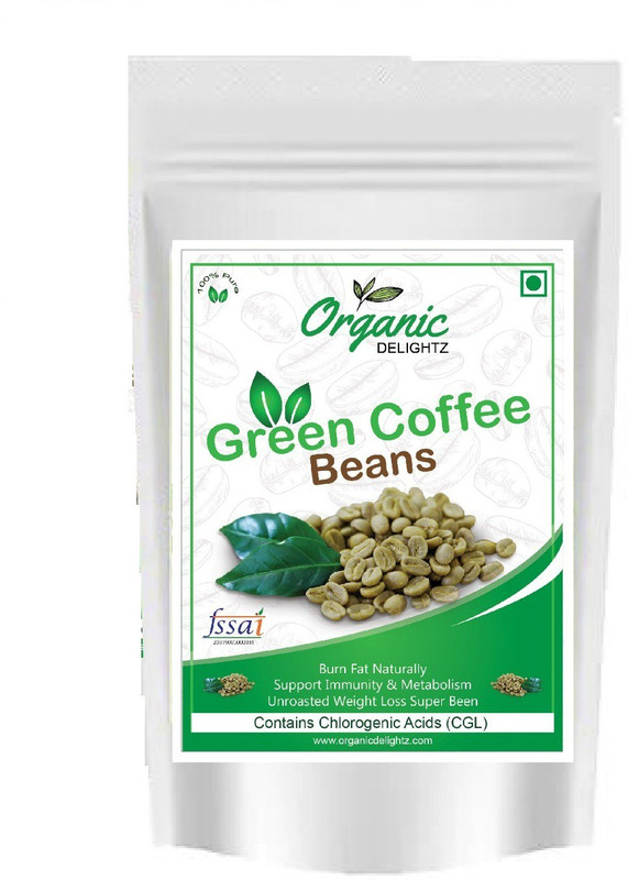 organic delightz Green Coffee Beans -1 KG Filter Coffee(1 kg, Green Coffee Flavoured)