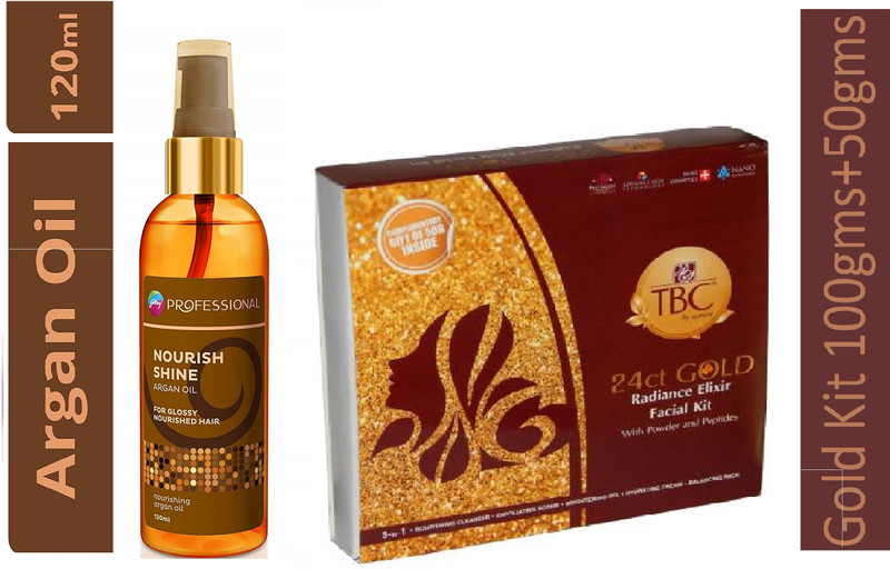 godrej professional ARGAN OIL AND GOLD KIT COMBO(2 Items in the set)