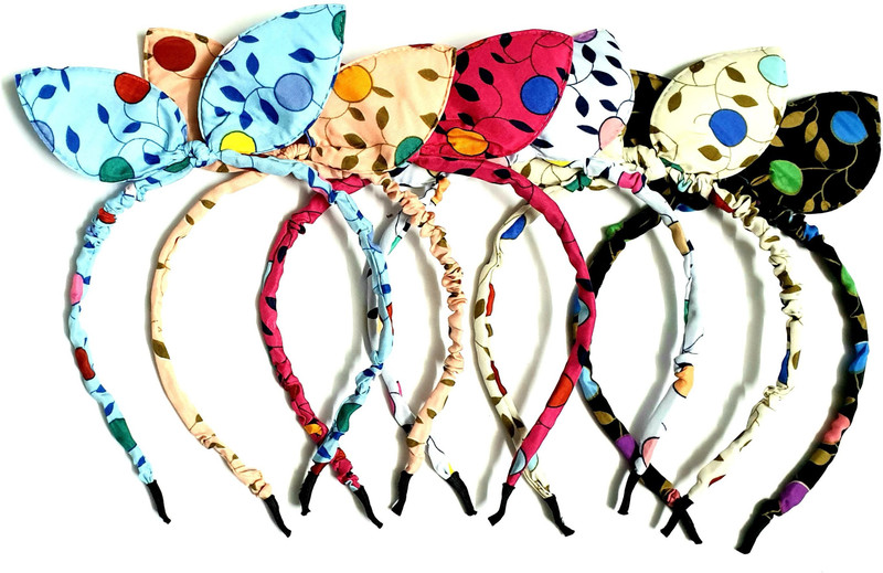 anna creations multi-coloured baby girl hairband Hair Band(Multicolor)
