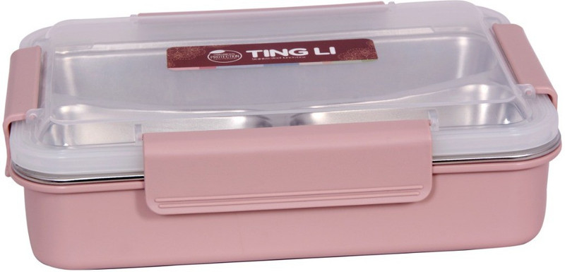 akr BPA Free Leak Proof Stainless Steel Single Compartment 1 Containers Lunch Box(500 ml)