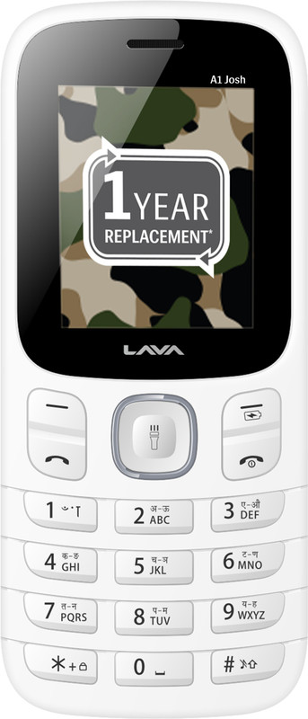 Lava A1 Josh(White+Grey)