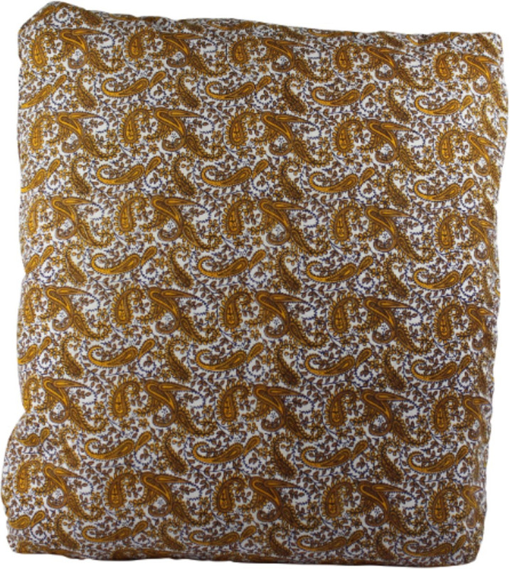 secretprojects 36-BLACK-M Polyester Fibre PRINTED Bed/Sleeping Pillow(White, Brown)