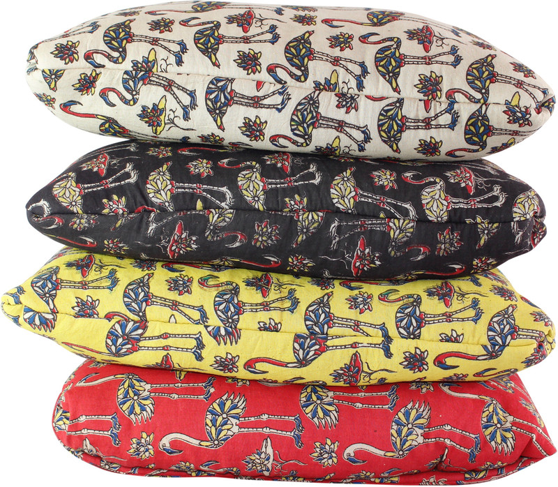 secretprojects 44-BLUE-M Polyester Fibre PRINTED Bed/Sleeping Pillow(Multicolor)