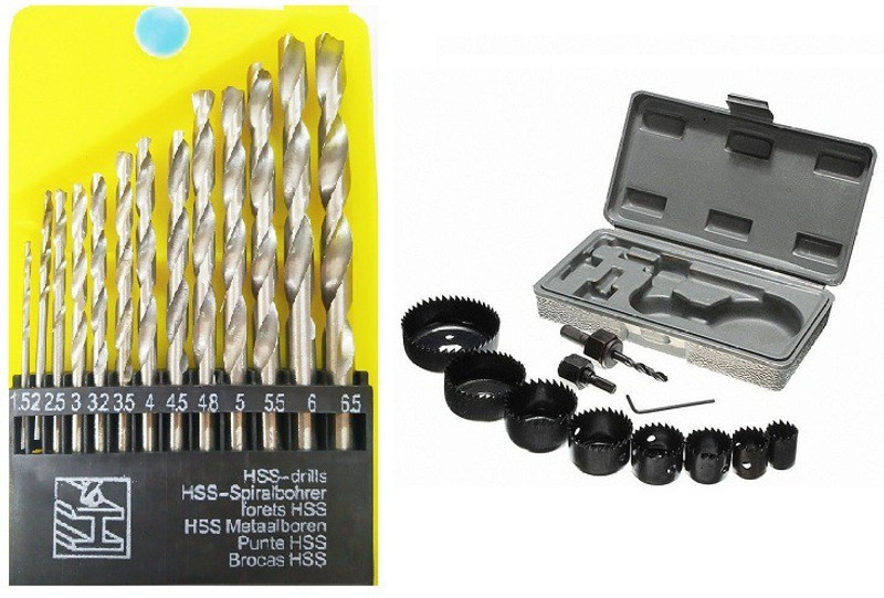 Buy Inditrust 1 Metal Alloys 11pc Wood Hole Saw Cutting Set Kit cut