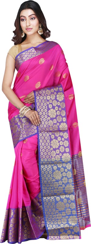 Craftoni Self Design, Woven Banarasi Pure Silk, Art Silk, Poly Silk, Cotton...