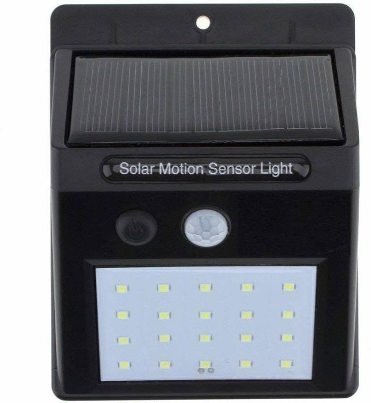 ab enterprise Outdoor Waterproof Motion Sensor Solar Light for Wall Solar Light Set(Wall Mounted Pack of 1)