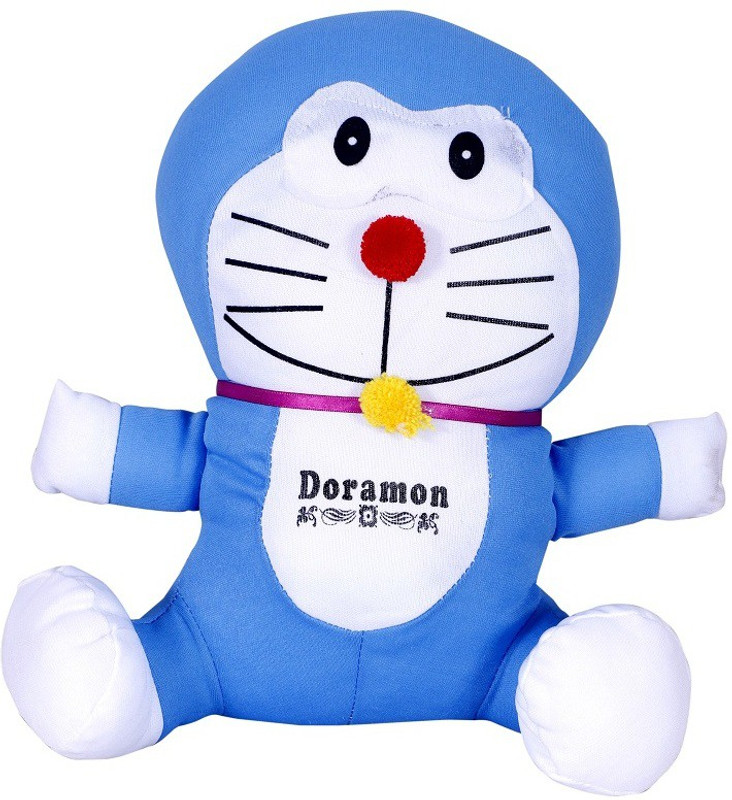 downtown tree Doraemon Smiling Soft Toy Blue 25cm  - 25 cm(Blue)