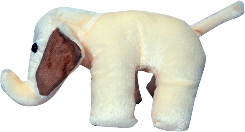 downtown tree Elephant Stuffed Soft Toy Light Orange Color for Kids 27cm  - 27 cm(Light Orange)