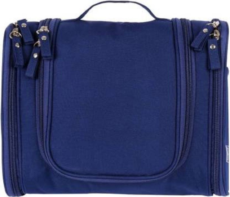 AJSCOP Cosmetic Makeup Bag Organizer Travel Toiletry Kit(Blue)