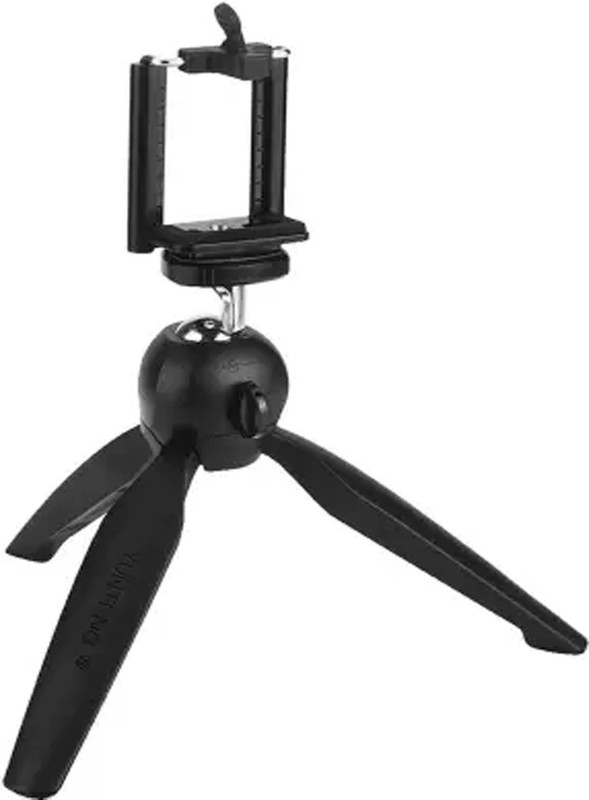 CellFAther Mini Tripod Projector Mount with 360 Degrees Rotatable Heads Tripod Ball Head(Black, Supports Up to 500 g)