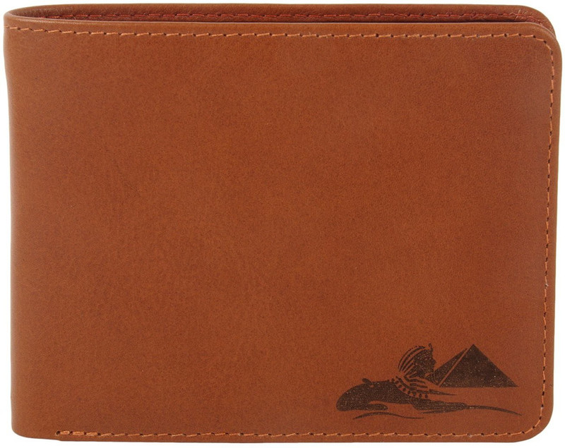 karmanah Men Brown Genuine Leather Wallet(12 Card Slots)