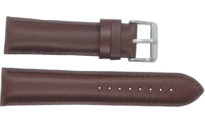 tenmax TM-CB009PM 22 mm Leather Watch Strap(Brown)