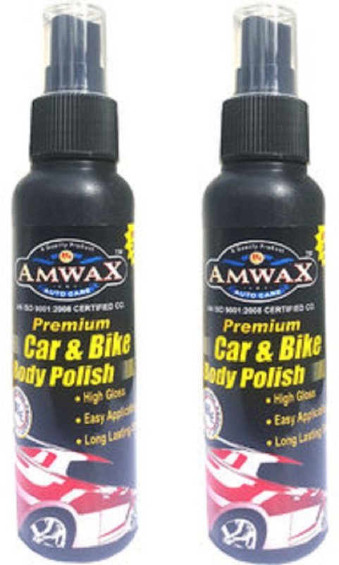amwax Liquid Car Polish for Dashboard, Chrome Accent, Metal Parts, Windscreen, Headlight(120 ml)