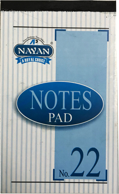 nayan Regular Note Pad(Notepad No.22, Blue, Pack of 5)