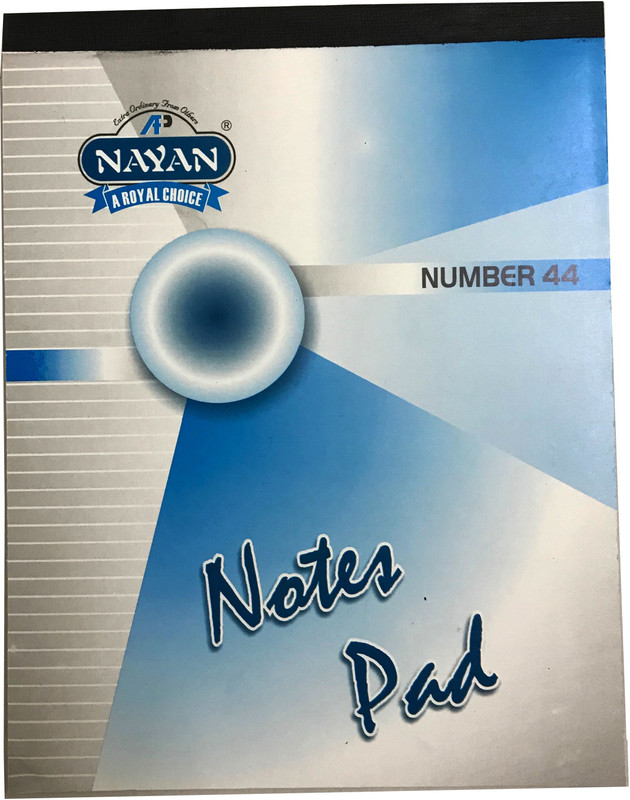nayan Regular Note Pad(Notepad No.44, Blue, Pack of 5)