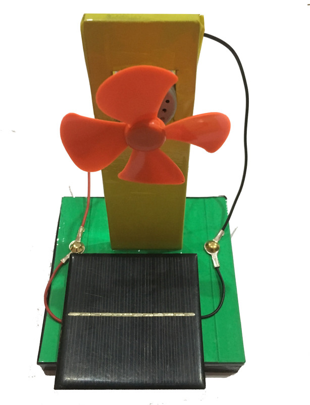 project hub Solar Fan DIY Project Kit/ Solar Energy Conversion Kit Educational Electronic Hobby Kit