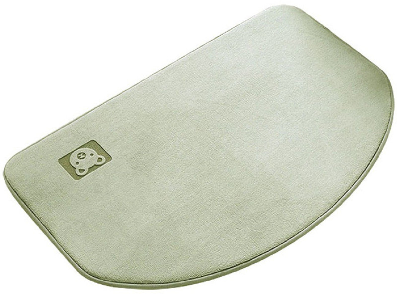 lussozak Velour Bathroom Mat(Green, Large)