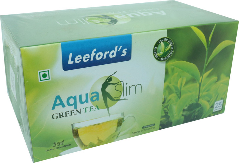 Leeford Aqua Slim Green Tea Herbs Green Tea Bags Box 25 Bags Buy Online In Cook Islands Leeford Products In Cook Islands See Prices Reviews And Free Delivery Over Nz 100 Desertcart