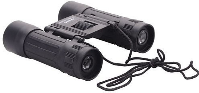 Zahuu Mini 10x25 Foldable Binoculars Binoculars(25 mm, Black)