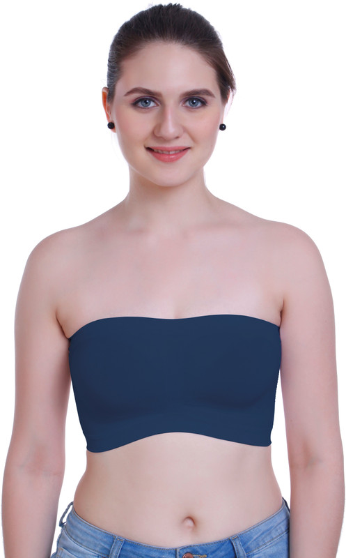 master choice Tube Bra Women Tube Non Padded Bra(Blue)