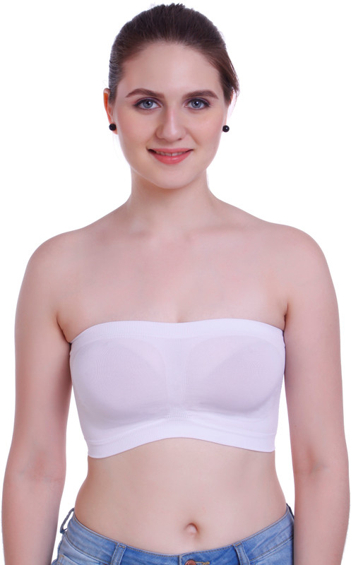 master choice Tube Bra Women Tube Non Padded Bra(White)