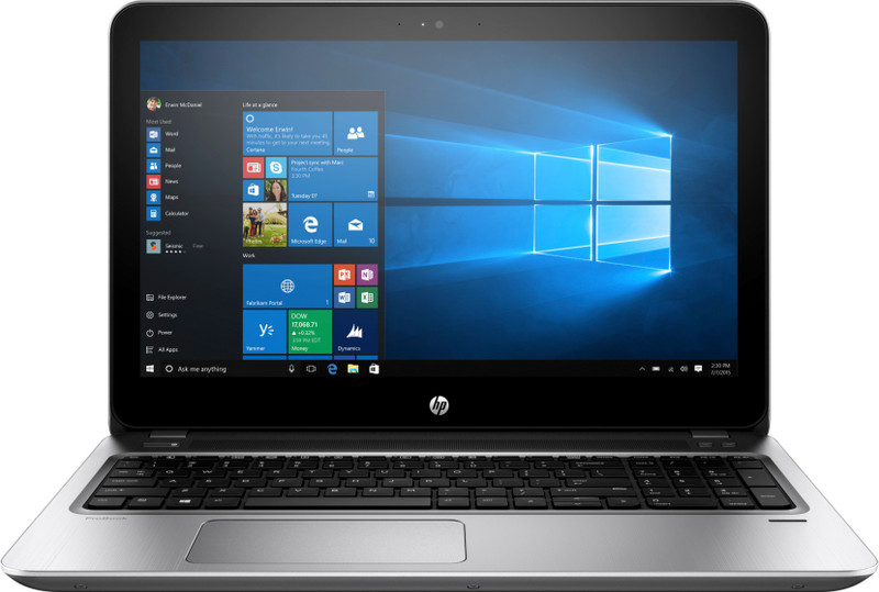 HP G4 APU Dual Core A9 7th Gen - (4 GB/500 GB HDD/Windows 10 Home) 455 G4 Laptop(15.6 inch, Silver)