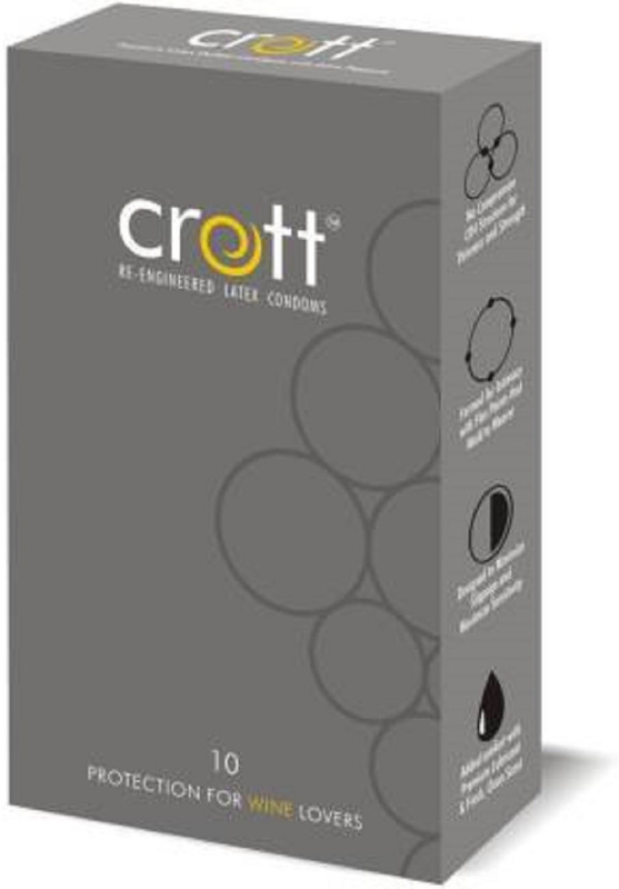 crott Health Care india's first re-Energized dotted condom Condom(10S)