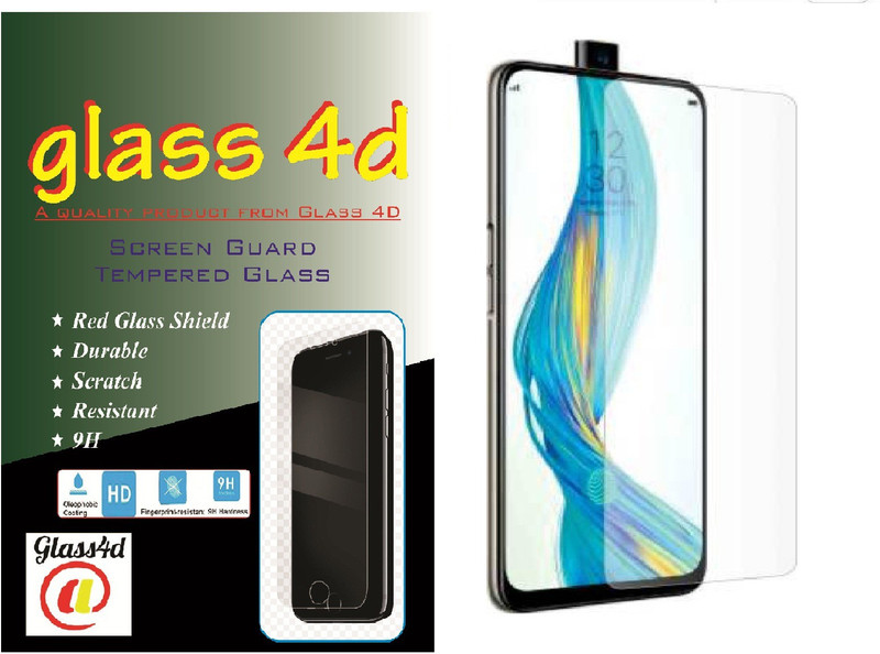 glass 4d Screen Guard for OPPO F11 Pro, OPPO K3, Realme X(Pack of 1)