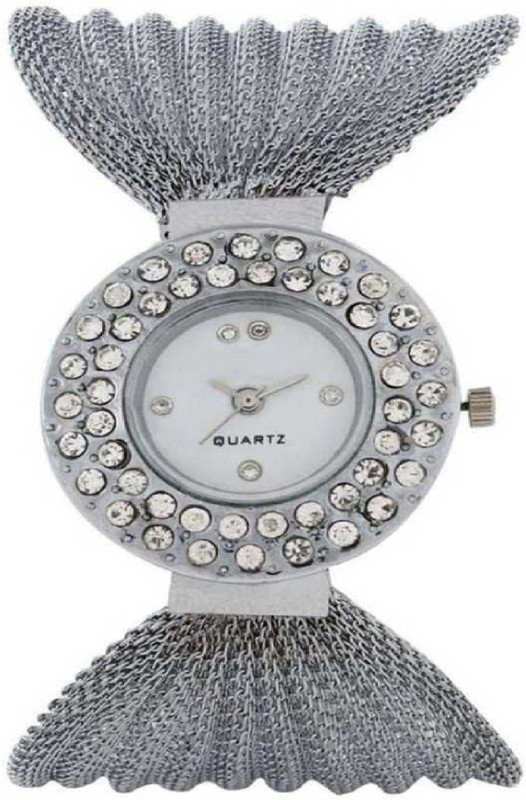watchsales New White Steel Band Analog Analog Watch  - For Women