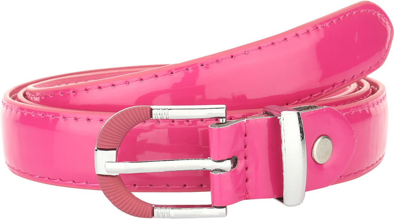 beltly Women Casual, Party, Evening Pink Artificial Leather Belt