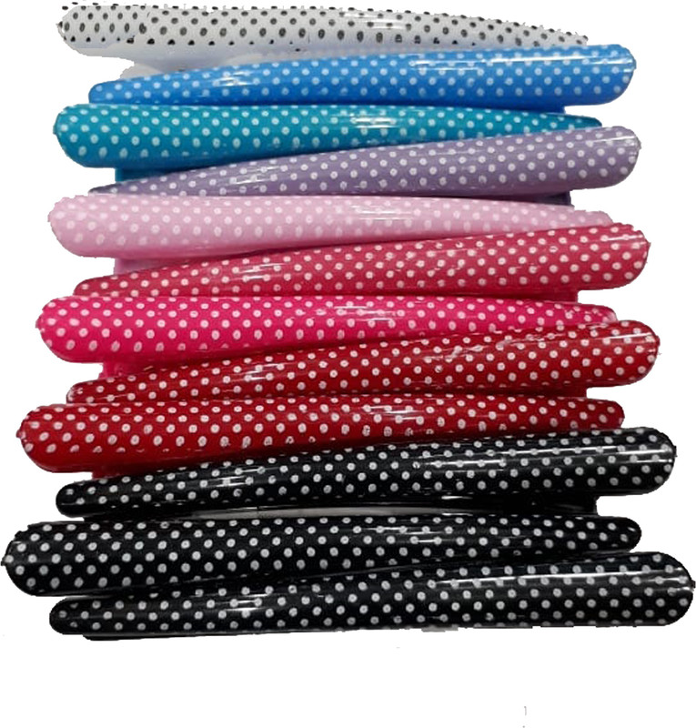 shivnath enterprises new design simple hair European clutcher clips[12 pcs] Hair Clip(Multicolor)