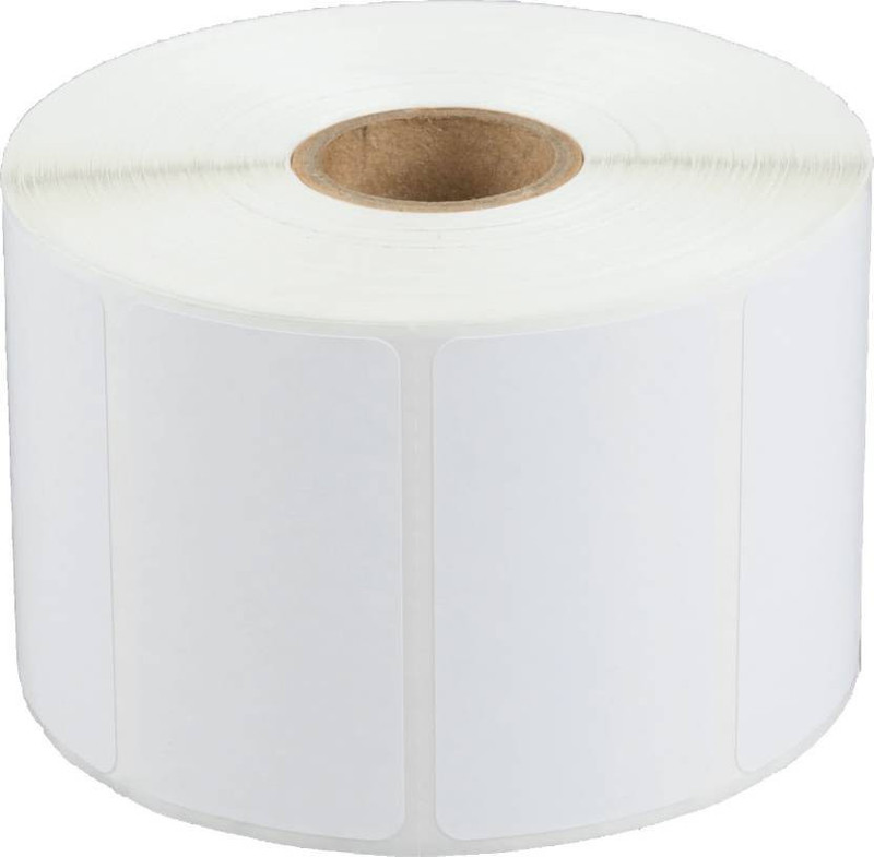 devangi label 008 50x25 (Thermal) Barcode Labels Stickers,1500 Label in Roll, 1up Paper Label(White)