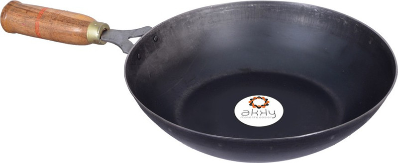 akky Fry Pan 22.86 cm diameter(Iron, Induction Bottom)