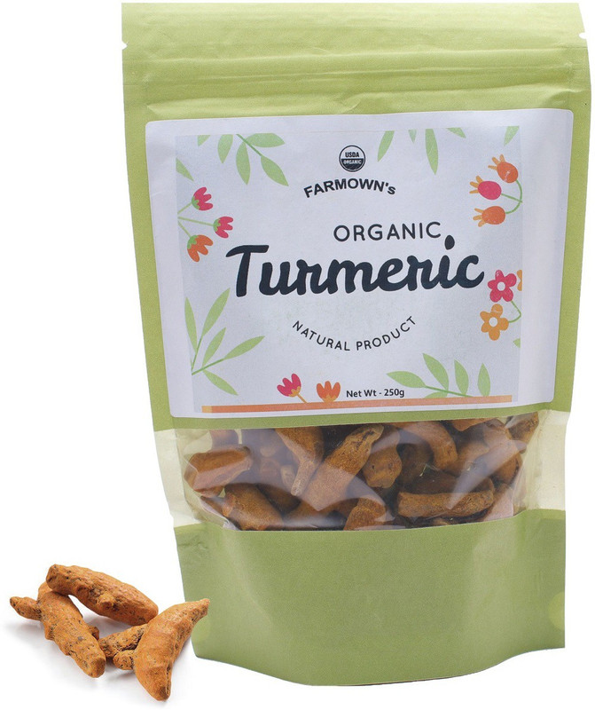 farmown Organic Dried Turmeric Whole 250 Grams(250 g)