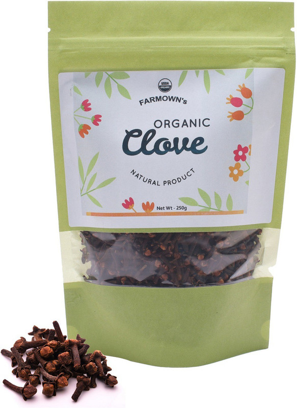 farmown Organic Clove Whole 250 Grams(250 g)