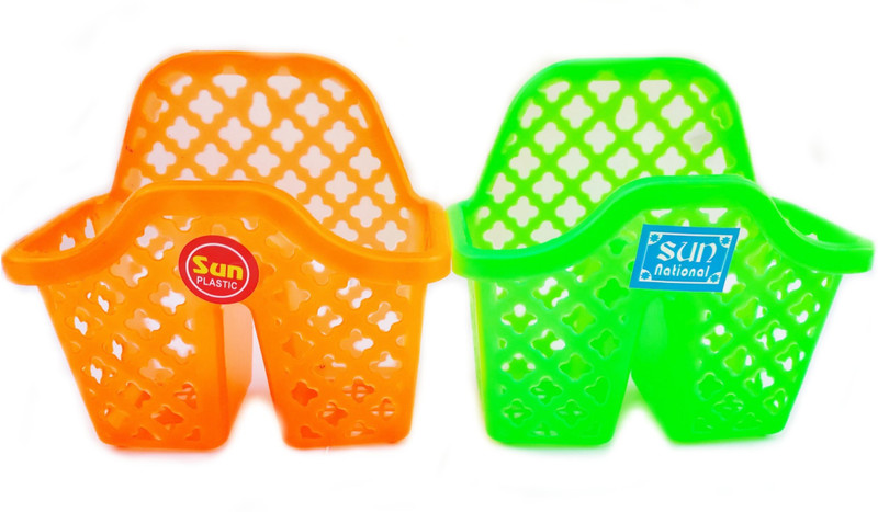 pro h chumki sun plastic Plastic Toothbrush Holder(Red, Green)