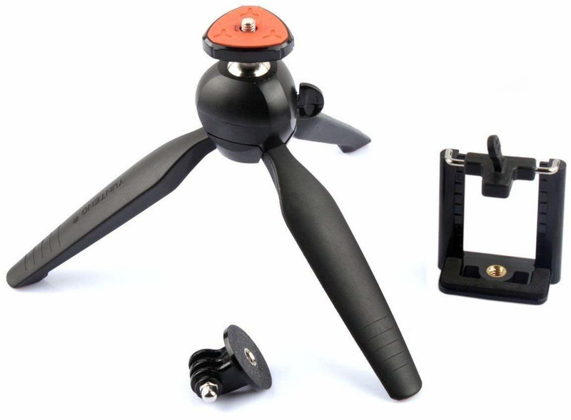 JAZLOG Tripods Tripod Ball Head(Black, Supports Up to 2000 g)