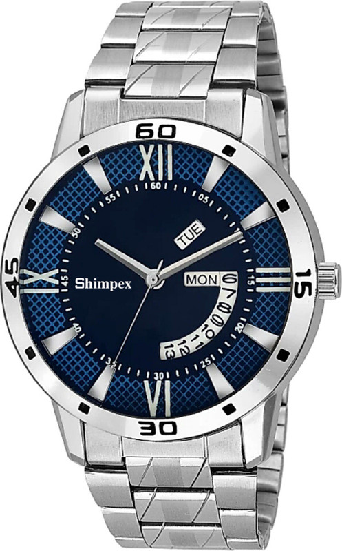 shimpex PT00076007 Day And Date Function Watch (1 year warranty) Analog Watch  - For Boys