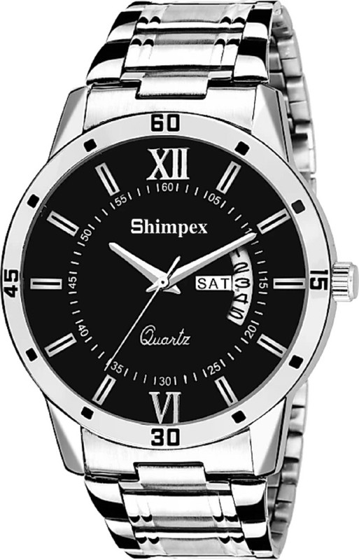 shimpex PT00076001 Day And Date Function Watch (1 year warranty) Analog Watch  - For Boys