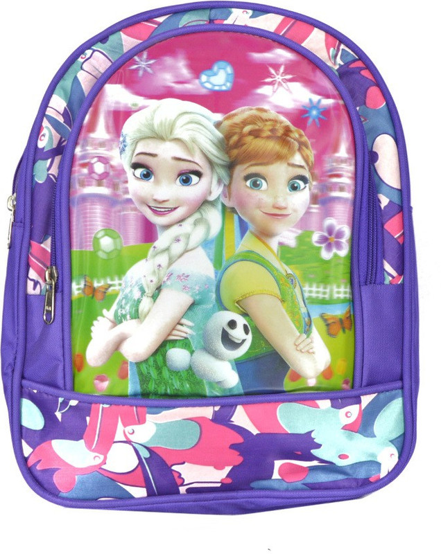 papaonboard camouflage school bag School Bag(Purple, 20 L)