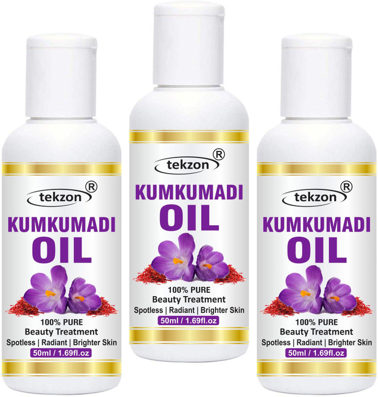 tekzon Kumkumadi Tailam for Radiant Skin (Pack of 3)(150 ml)
