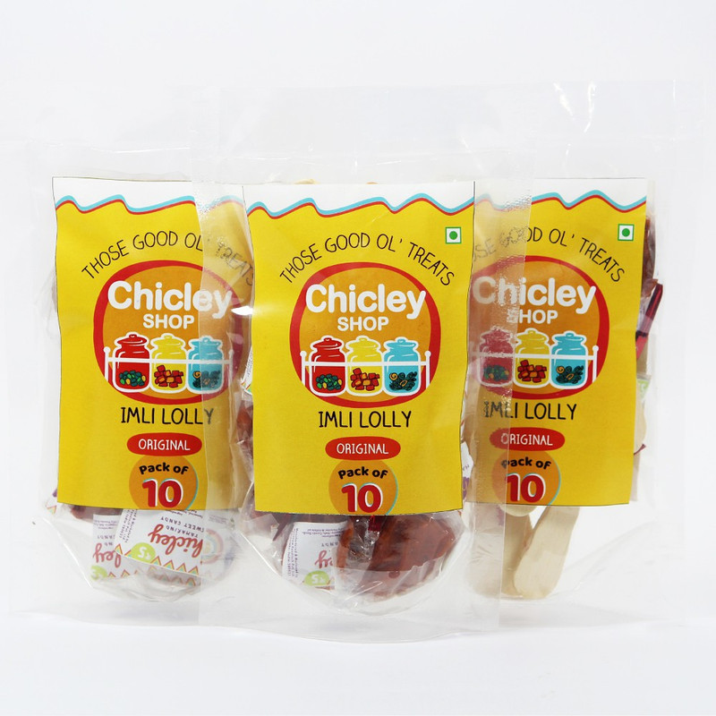 chicley imli lolly spicy,sweet,sour Sour Candy(Pack of 3)