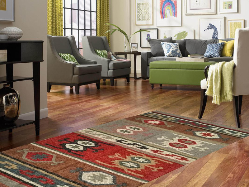 budhrajdurryudhyog Multicolor Jute Area Rug(90 cm  X 152 cm)