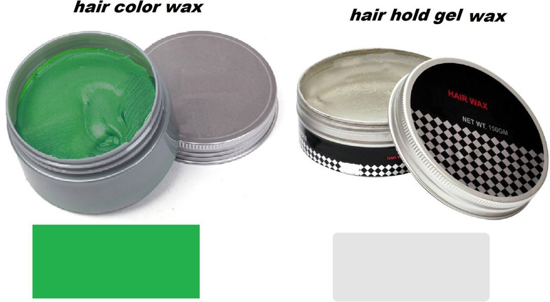 tanvi27 HIGH QUALITY NATURAL UNISEX TRANSPARENT GEL WAX WITH HAIR COLOR WAX(2 Items in the set)