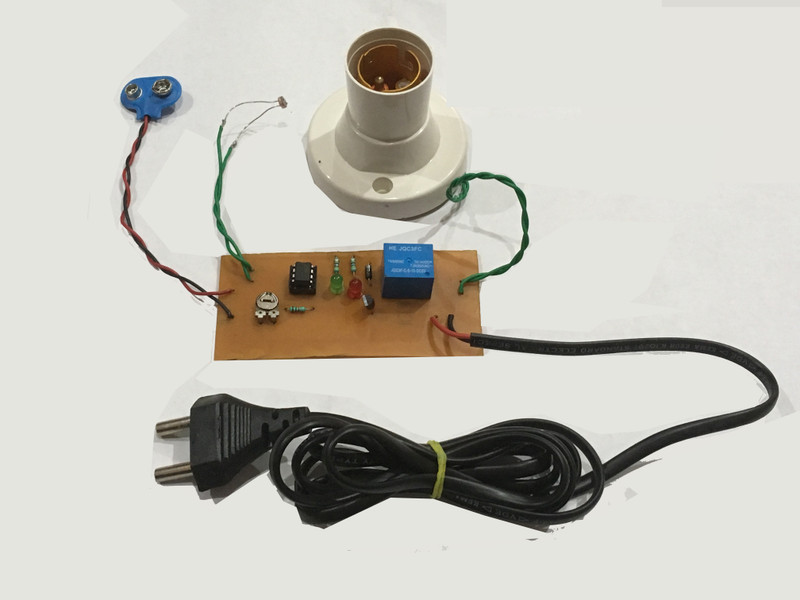 project hub Automatic Street Light Control Engineering project on homemade PCB Automotive Electronic Hobby Kit