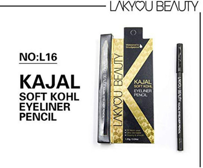 lakyou beauty Kajal eyeliner Pencil 1.2 g(black)
