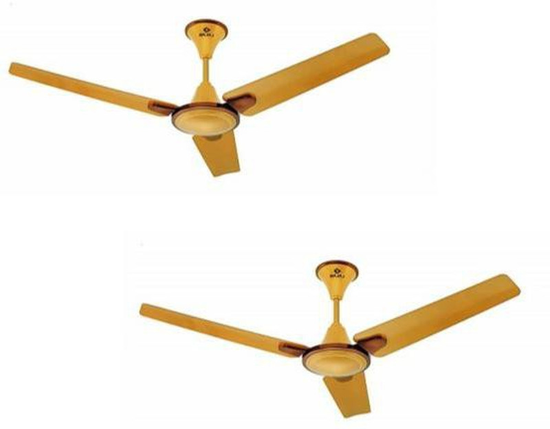 Bajaj Ark Pack Of 2 1200 mm 3 Blade Ceiling Fan(Azotic Topaz, Pack of 2)